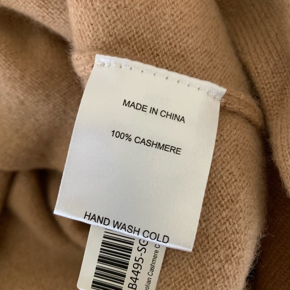 Quince 100% Mongolian Cashmere Crewneck Sweater Size S Camel - Picture 6 of 6